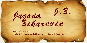 Jagoda Bikarević vizit kartica